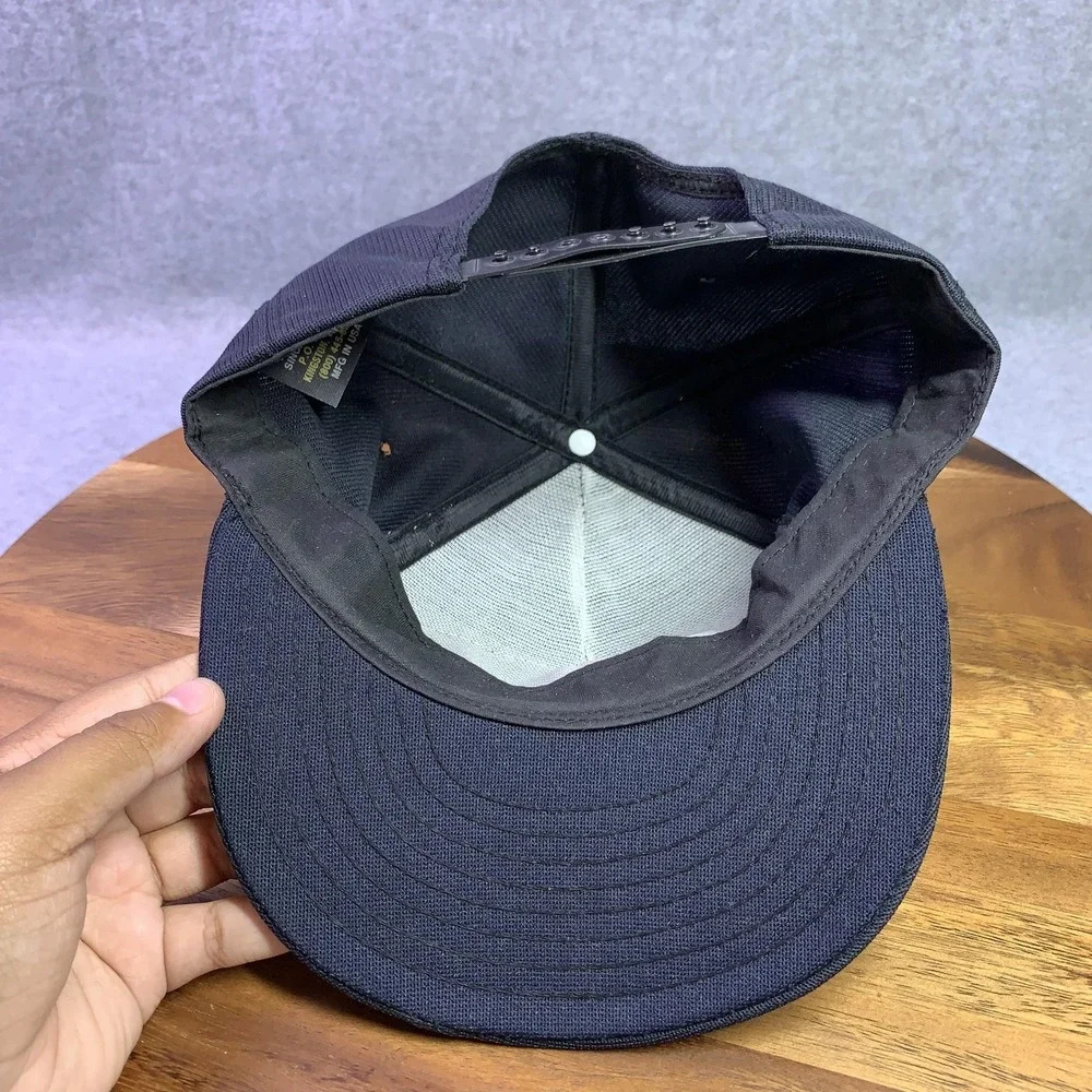 Vintage North Star USS Carr‎ FFG-52 Hat Cap Snap Back Black Embroidered USN Mens